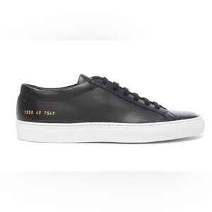 Common Projects, Original Leather Achilles Low in Black, 13US